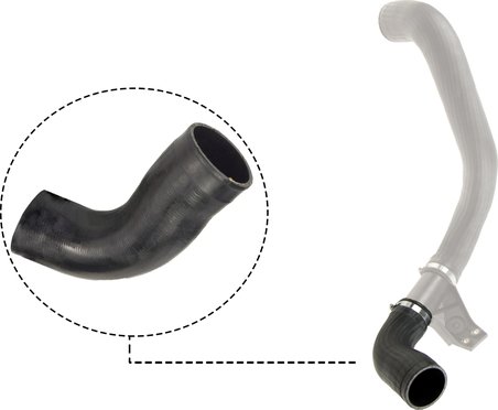 Furtun intercooler/turbo Gates 09-0825