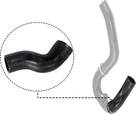 Furtun intercooler/turbo Gates 09-1293