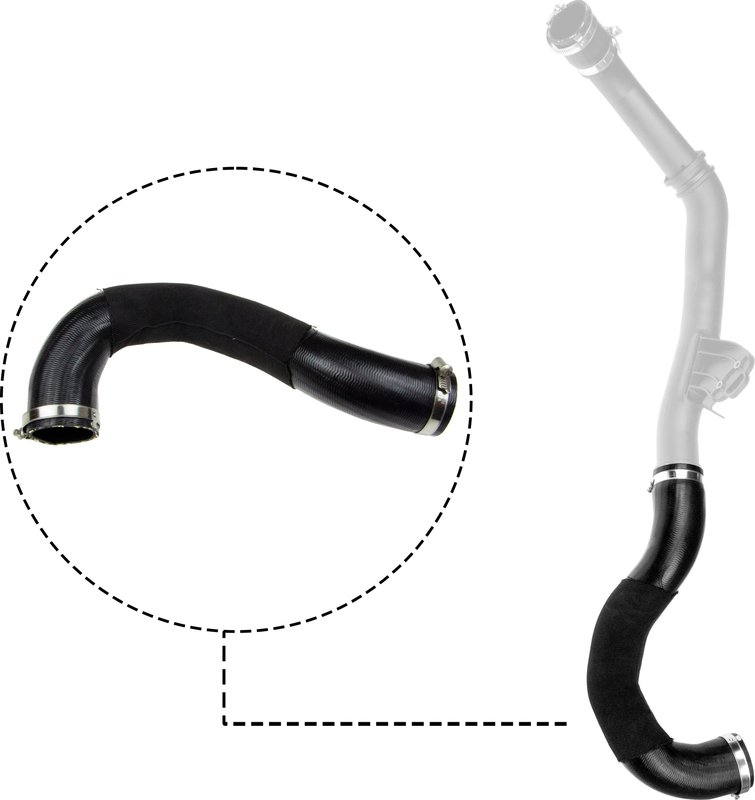 Furtun intercooler/turbo Gates 09-1366