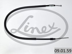 CABLU FRANA DE MANA LINEX 09.01.59 - Compatibil cu CITROEN, FIAT, LANCIA, PEUGEOT