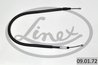 CABLU FRANA DE MANA LINEX 09.01.72 - Compatibil cu CITROEN, PEUGEOT