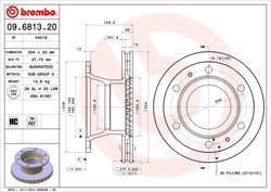 Disc frana Brembo 09.6813.20