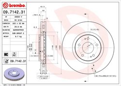 Disc frana Brembo 09.7142.31