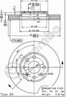 DISC FRANA BREMBO 09.7628.11 - Compatibil cu CHEVROLET, OPEL, VAUXHALL