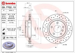 DISC FRANA BREMBO 09.7702.1X - Compatibil cu BMW