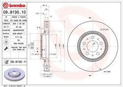 Disc frana Brembo 09.9130.11