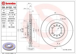 Disc frana Brembo 09.9132.10