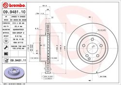 Disc frana Brembo 09.9481.11