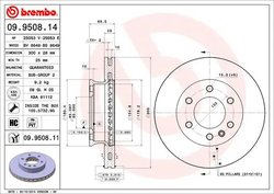 Disc frana Brembo 09.9508.11