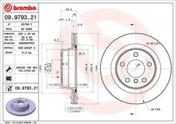 Disc frana Brembo 09.9793.21