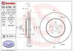 Disc frana Brembo 09.A109.11