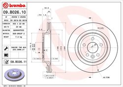 Disc frana Brembo 09.B026.11