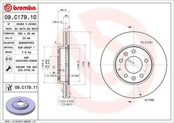 Disc frana Brembo 09.C179.11