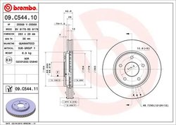 Disc frana Brembo 09.C544.11