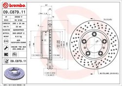 Disc frana Brembo 09.C879.11