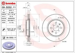DISC FRANA BREMBO 09.D252.21 - Compatibil cu SUZUKI