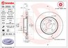 DISC FRANA BREMBO 09.D533.13 - Compatibil cu MERCEDES-BENZ, MERCEDES-BENZ (BBDC)