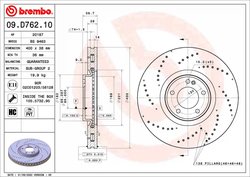 Disc frana Brembo 09.D762.10