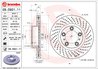 DISC FRANA BREMBO 09.D931.11 - Compatibil cu PORSCHE