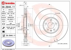 Disc frana Brembo 09.D940.11