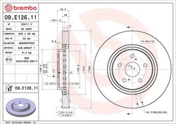 Disc frana Brembo 09.E126.11