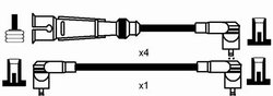 FISE BUJII NGK 0950 - Compatibil cu VW