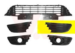 GRILA VENTILATIE, BARA PROTECTIE VAN WEZEL 0970591 - Compatibil cu CITROEN
