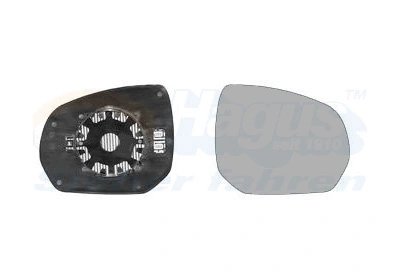 Sticla oglinda, oglinda retrovizoare exterioara Van Wezel 09
