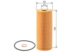 FILTRU ULEI BOSCH 1 457 429 122 - Compatibil cu DAEWOO, MERCEDES-BENZ, PUCH, SSANGYONG, VW