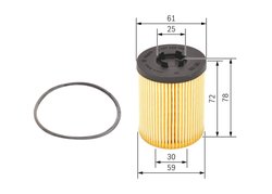 FILTRU ULEI BOSCH 1 457 429 178 - Compatibil cu CHEVROLET, HOLDEN, OPEL, VAUXHALL