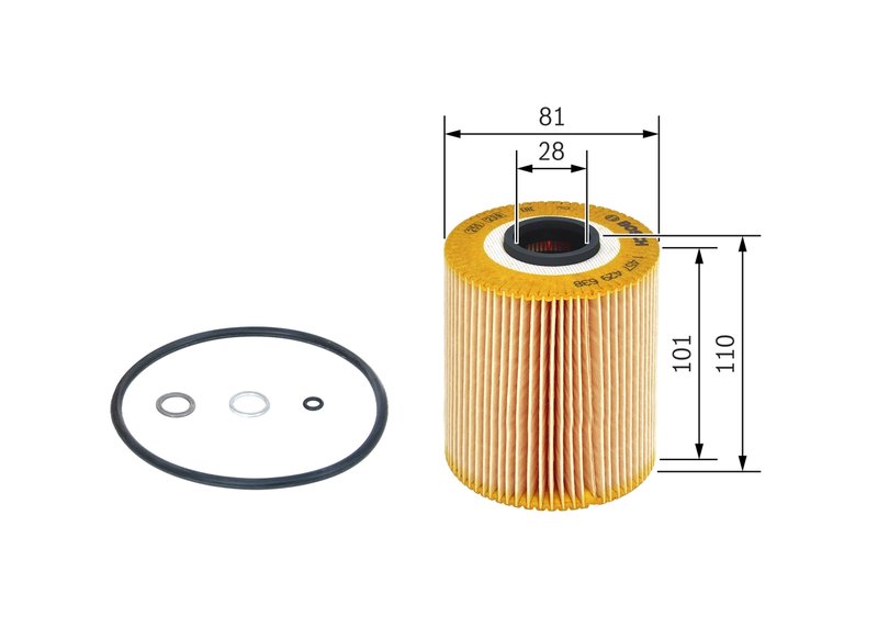 FILTRU ULEI BOSCH 1 457 429 638 - Compatibil cu BMW