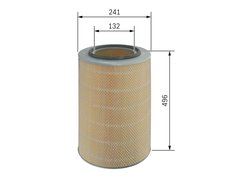 FILTRU AER BOSCH 1 457 429 975 - Compatibil cu DAF, FENDT, FIAT, IVECO, MAN, MERCEDES-BENZ, SETRA, STEYR