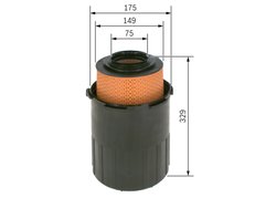 FILTRU AER BOSCH 1 457 433 005 - Compatibil cu MERCEDES-BENZ