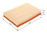 FILTRU AER BOSCH 1 457 433 059 - Compatibil cu SEAT, SKODA, VW