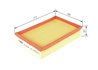 FILTRU AER BOSCH 1 457 433 264 - Compatibil cu CHERY, SEAT, SKODA, VW