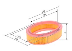 Filtru aer BOSCH 1 457 433 311