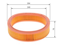 FILTRU AER BOSCH 1 457 433 521 - Compatibil cu FIAT, LANCIA, ZASTAVA