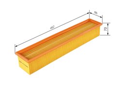 FILTRU AER BOSCH 1 457 433 522 - Compatibil cu MERCEDES-BENZ