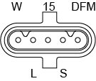 ALTERNATOR BOSCH 1 986 A00 914 - Compatibil cu IVECO