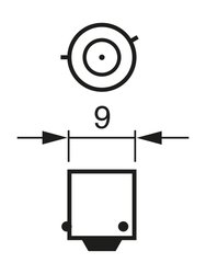 Bec, semnalizator BOSCH 1 987 301 035