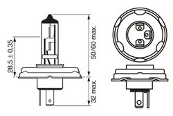 Bec, far faza lunga BOSCH 1 987 302 021