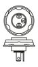 Bec, far faza lunga BOSCH 1 987 302 021