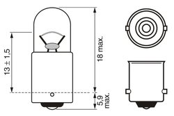 Bec incandescent BOSCH 1 987 302 212