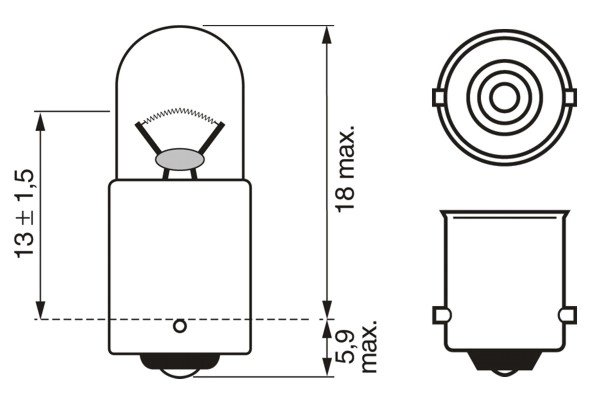Bec incandescent BOSCH 1 987 302 212