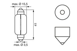 Bec incandescent BOSCH 1 987 302 229
