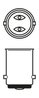 Bec, semnalizator BOSCH 1 987 302 261