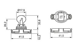 BEC, PROIECTOR CEATA BOSCH 1 987 302 271 - Compatibil cu CHEVROLET, CITROEN, DS, JEEP, PEUGEOT, SUBARU