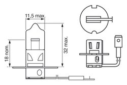 Bec, far faza lunga BOSCH 1 987 302 431