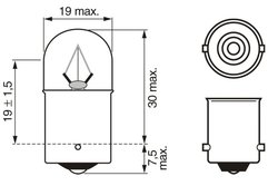 BEC, LAMPA SPATE BOSCH 1 987 302 505 - Compatibil cu ASTRA, DAF, IVECO, MAN, MERCEDES-BENZ, NEOPLAN, RENAULT TRUCKS, SETRA, VW