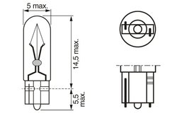 Bec incandescent BOSCH 1 987 302 504